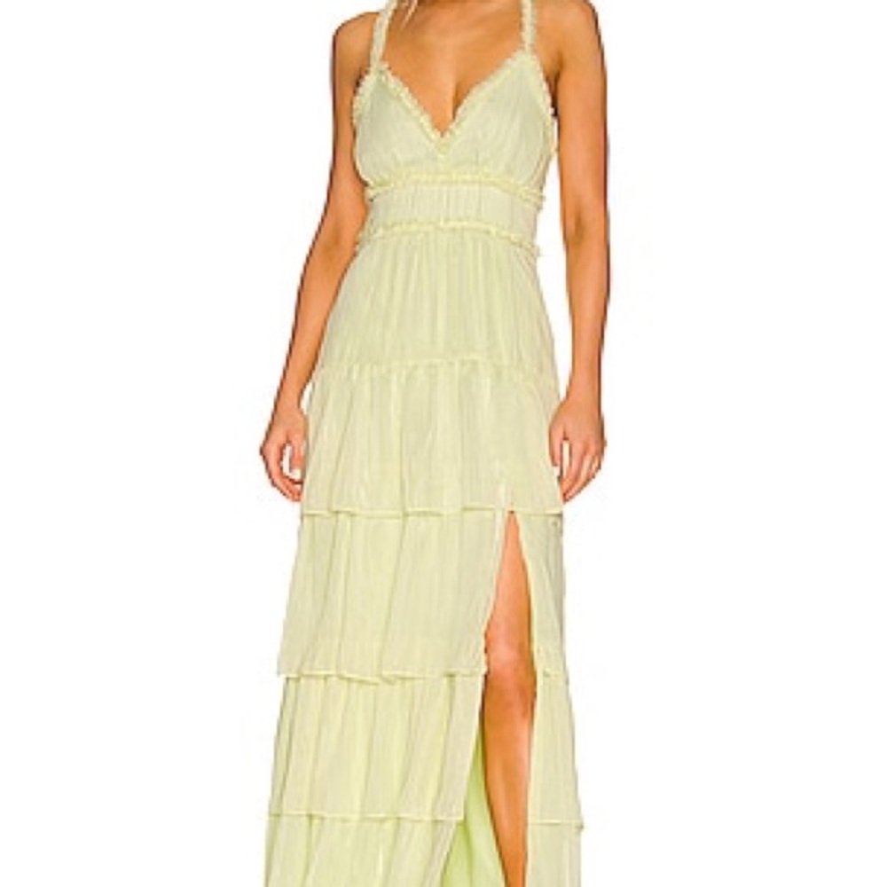 Likely Athena Tiered Maxi Dress in Butterfly
